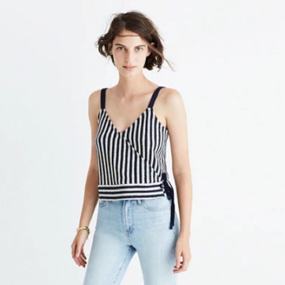 NWT Madewell Striped Tank Top - Picture 7 of 7